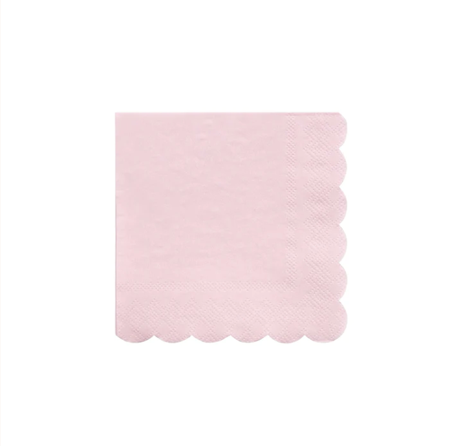 Small Candy Pink Paper Napkins